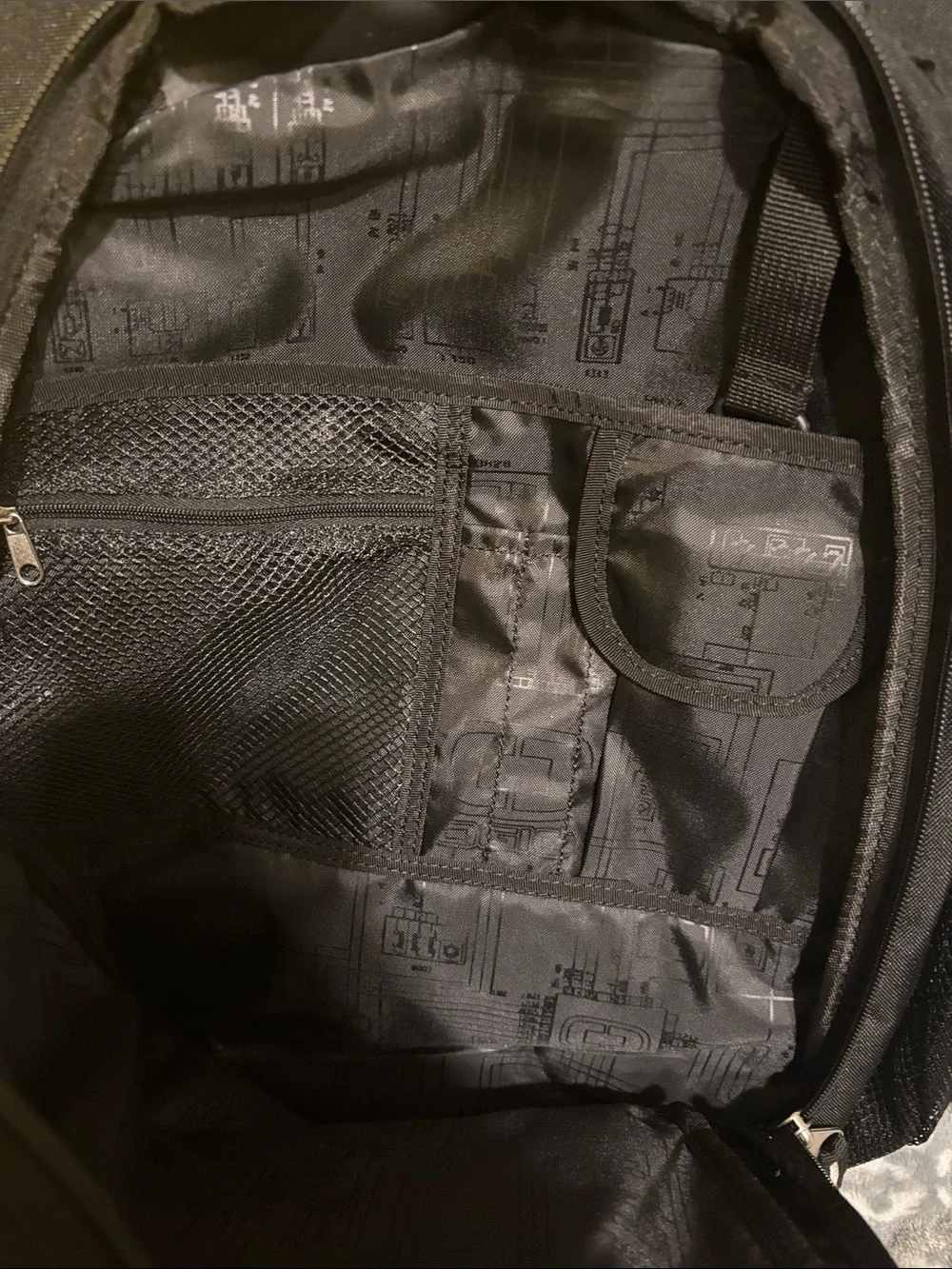 OGIO Black Backpack with Rocket Software Logo